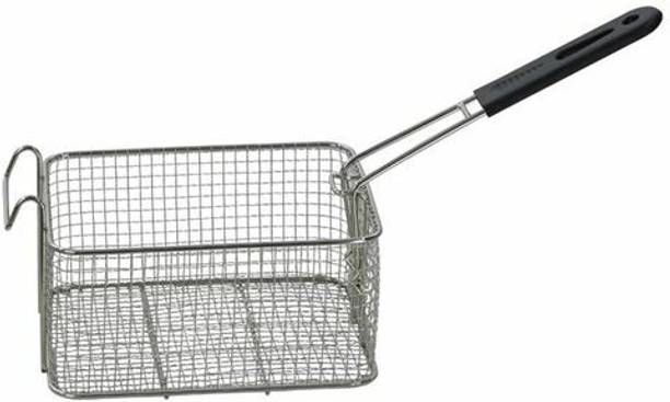 ShoppersHub PNQ 4L Deep Fryer 1/3 Basket with Detachable Handle Used in Commercial Fryers Deep Frying Basket