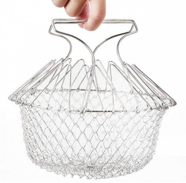 Tanaz Fashion Chef Basket Collapsible Deep Frying Basket