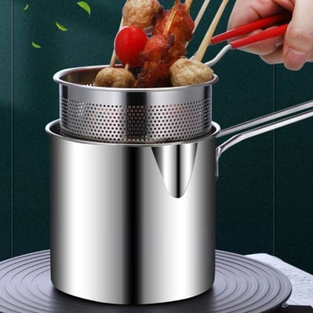 Swimero Deep Frying Pot Pot 26 cm diameter 1200 L capacity with Lid