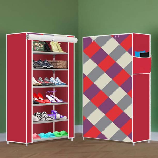 SHOEVAULT 23 NUMBER DIAMOND WALL PVC Collapsible Wardrobe