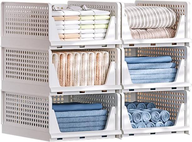 SELDOS Drawer Wardrobe 6 Clothes Organiser for Wardrobe, Ideal Cupboard Organizer for Clothes Drawer 6 layer closet divider