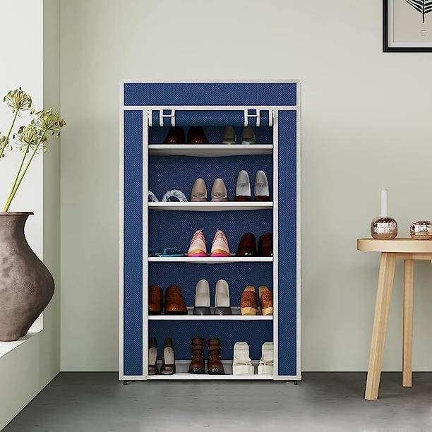 Lyzoo 5 Shelf Plastic PVC Collapsible Wardrobe
