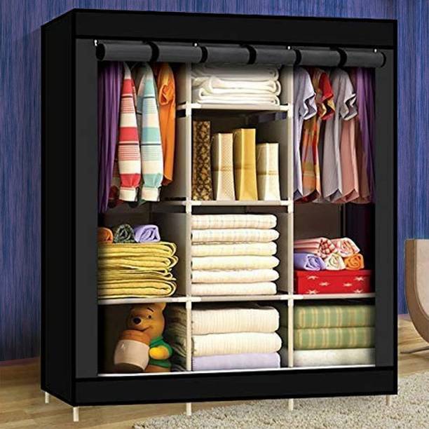 Home Reserve Carbon Steel Collapsible Wardrobe