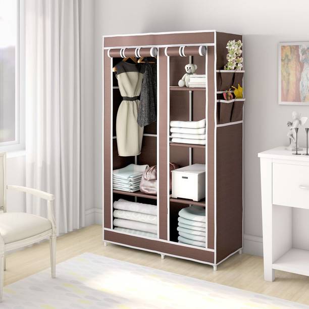 Flipkart Perfect Homes Studio 2 Door 6 Shelf PP Collapsible Wardrobe
