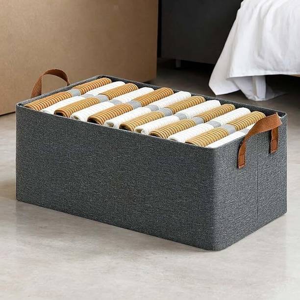 NKL 30 L Grey Laundry Stool/Storage