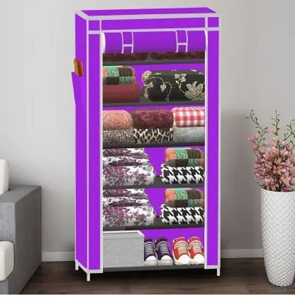 BEEYZELL PVC Collapsible Wardrobe