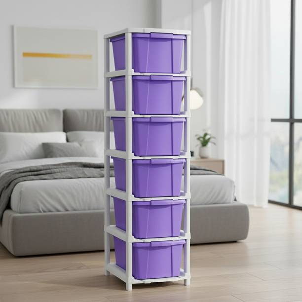 GROTHEORY Under-Stair Storage Hack Slim Profile Drawer Unit PP Collapsible Wardrobe