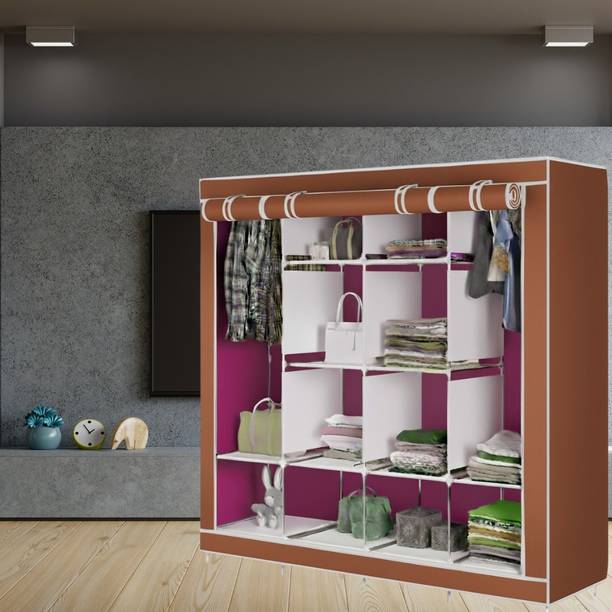 EEMWAY Carbon Steel Collapsible Wardrobe