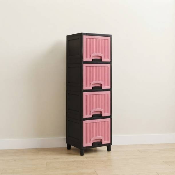 GROTHEORY Plastic Cupboard for Household Storage Organizer PP Collapsible Wardrobe