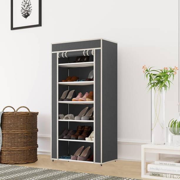 RADHATRADING Multi-Purpose Open Storage Wardrobe Series Cotton Collapsible Wardrobe