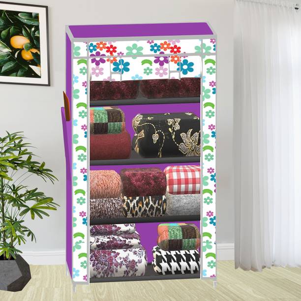 Hridyani A4 Digital Printed PP Collapsible Wardrobe