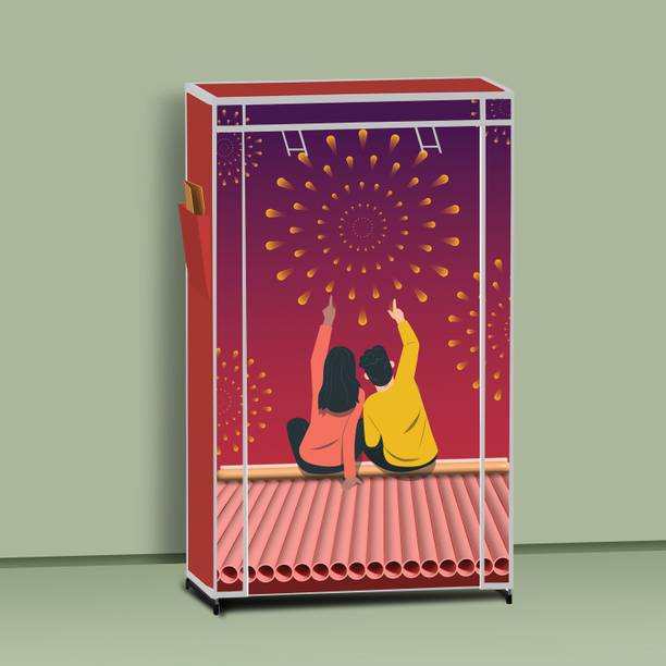 SRMAJI STORE PVC Collapsible Wardrobe