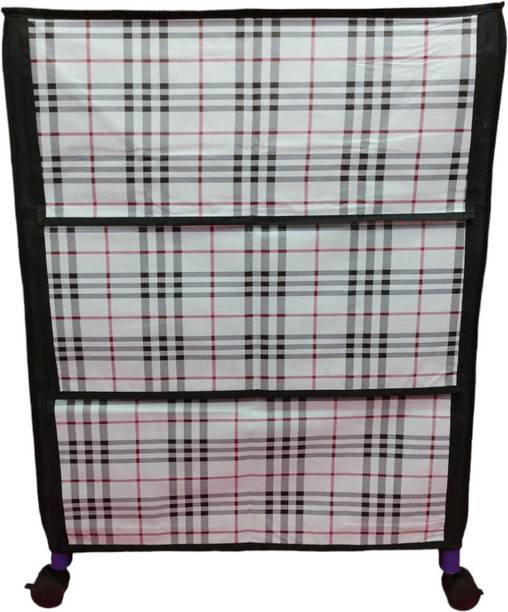 Novatic Portable Collapsible Wardrobe Storage For Clothes & Gifts Items For Home Office PP Collapsible Wardrobe
