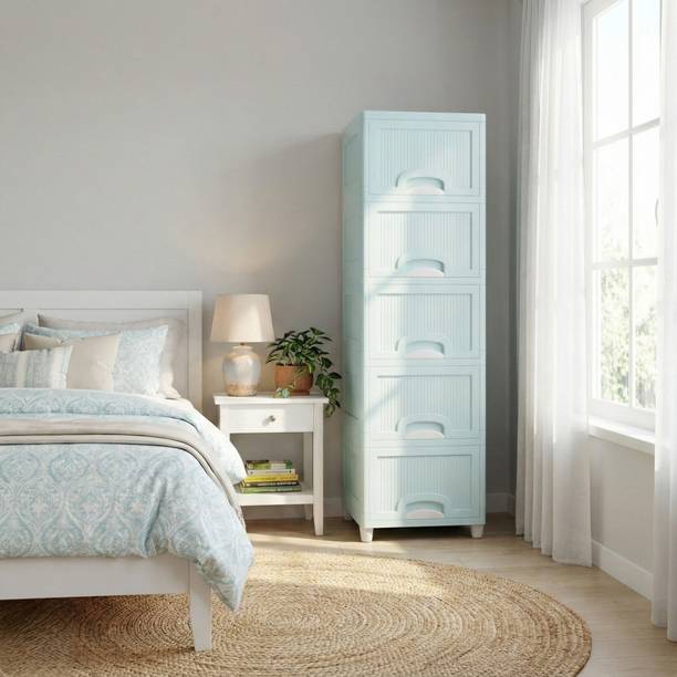 GROTHEORY Under-Stair Storage Hack Slim Profile Drawer Unit PP Collapsible Wardrobe