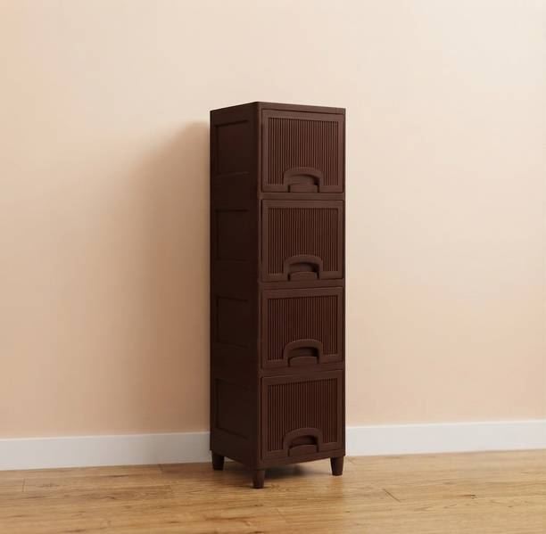 YASHODEEP PLASTIC Plastic Multipurpose Storage Cupboard for Household Use Plastic Free Standing Chest of Drawers