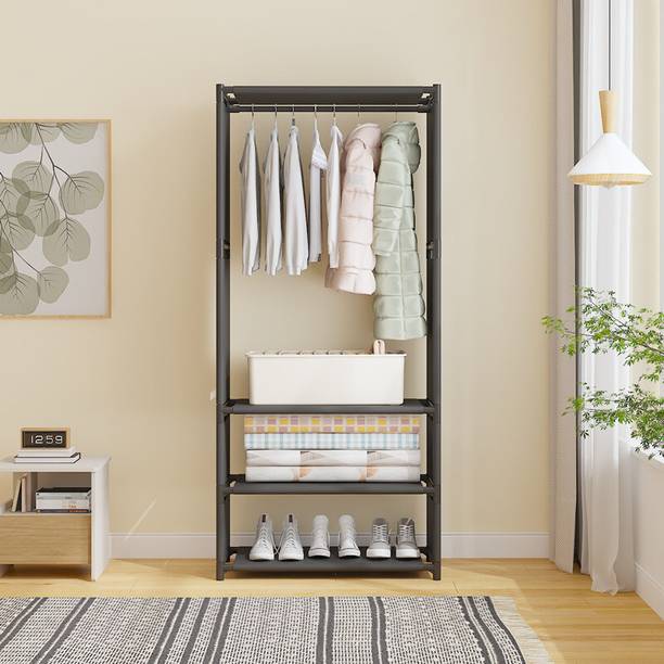 DWELLIT Portable Open Wardrobe PP Collapsible Wardrobe
