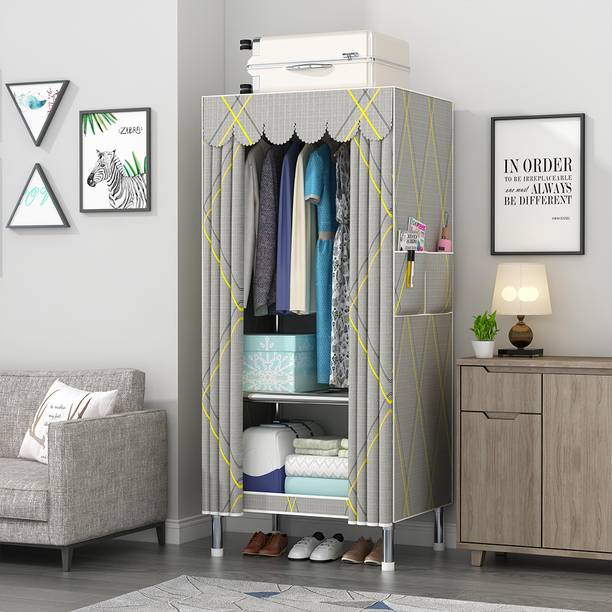 StarAndDaisy Multifunctional wardrobe for compact, organized, stylish storage. Carbon Steel Collapsible Wardrobe