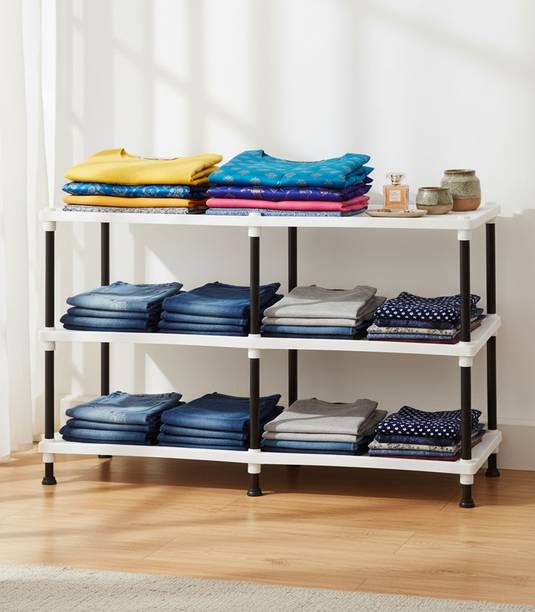 FurniGully Carbon Steel Collapsible Wardrobe
