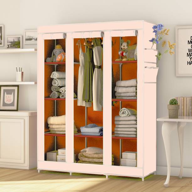 SPIRITED C2 Unique Print Carbon Steel Collapsible Wardrobe