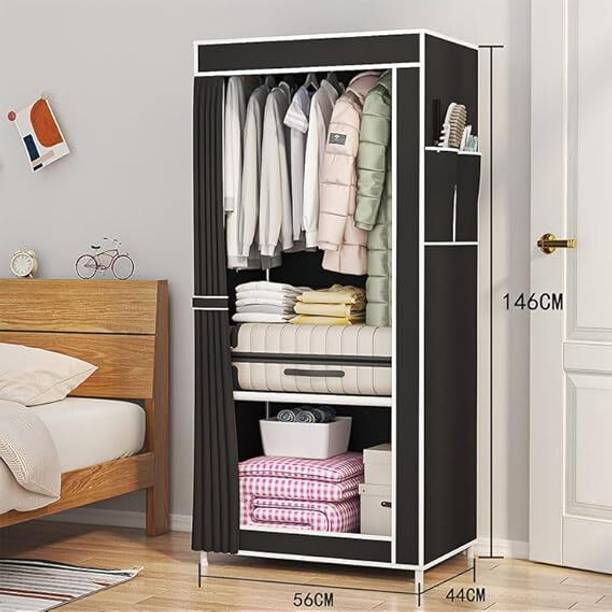 KESRITEADER Polyester Collapsible Wardrobe