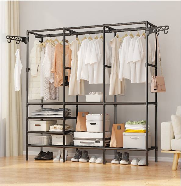 DWELLIT Portable Open Wardrobe PP Collapsible Wardrobe
