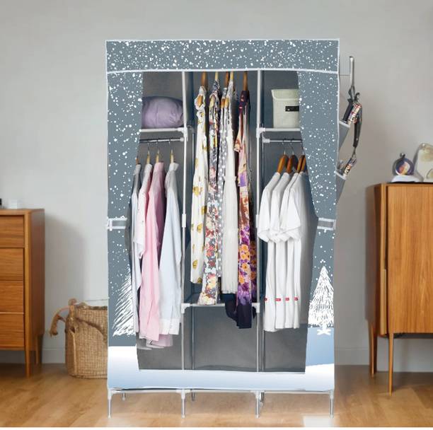 Lyzoo Carbon Steel Collapsible Wardrobe