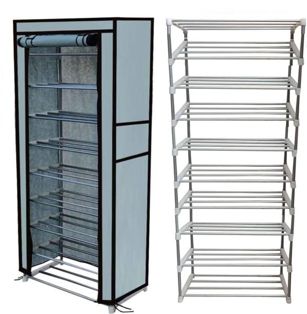 RAXON WORLD Collapsible Wardrobe Carbon Steel Collapsible Wardrobe
