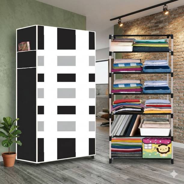 SRMAJI STORE PVC Collapsible Wardrobe