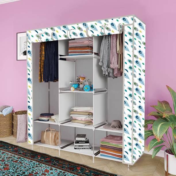 Home Reserve Carbon Steel Collapsible Wardrobe