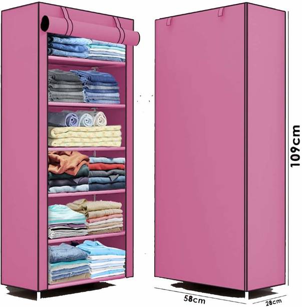 EEMWAY Carbon Steel Collapsible Wardrobe