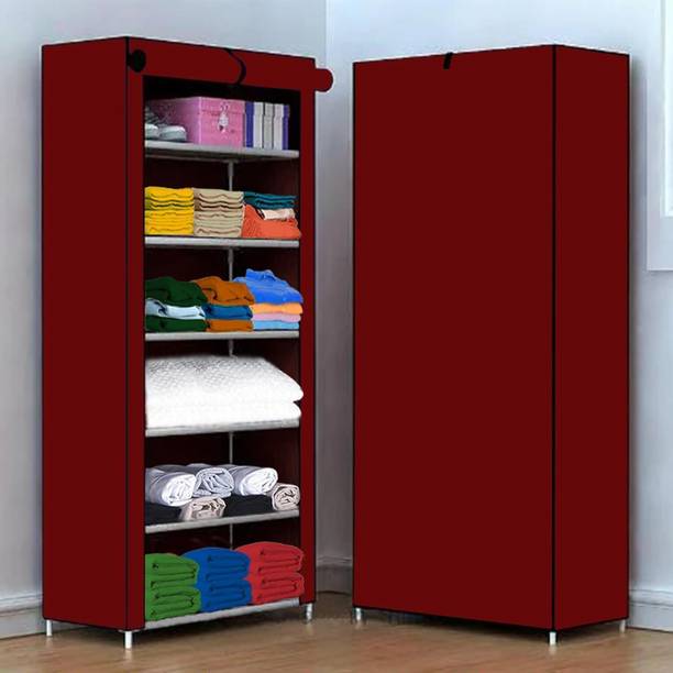 RADHATRADING Multi-Purpose Storage Wardrobe Series Cotton Collapsible Wardrobe