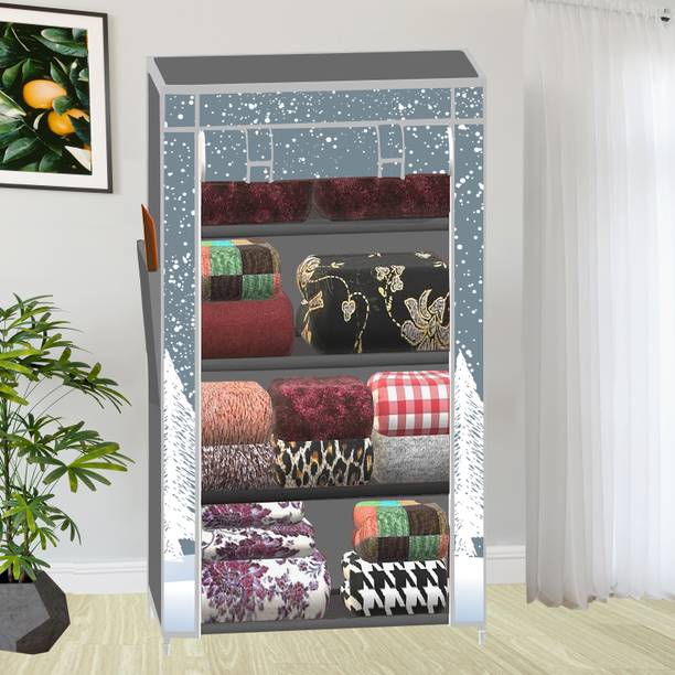 XENABO A4 Digital Printed PP Collapsible Wardrobe