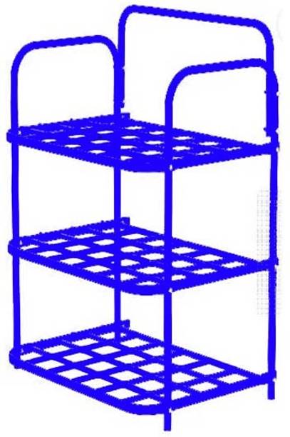 Eemway Metal Close Book Shelf