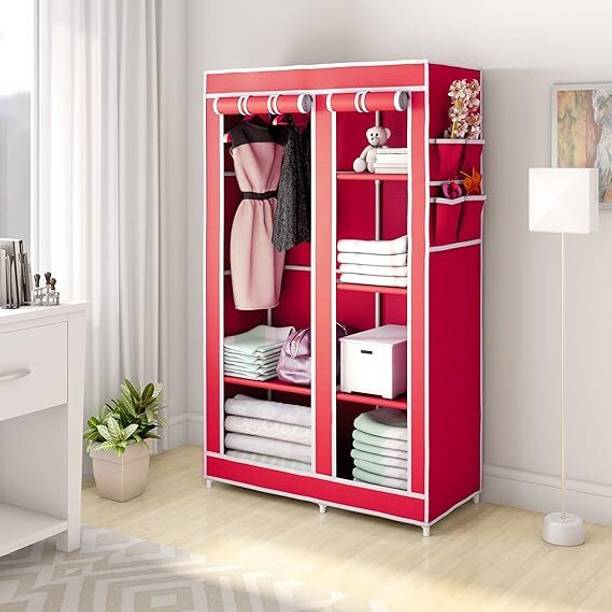 Kesritrader Polyester Collapsible Wardrobe