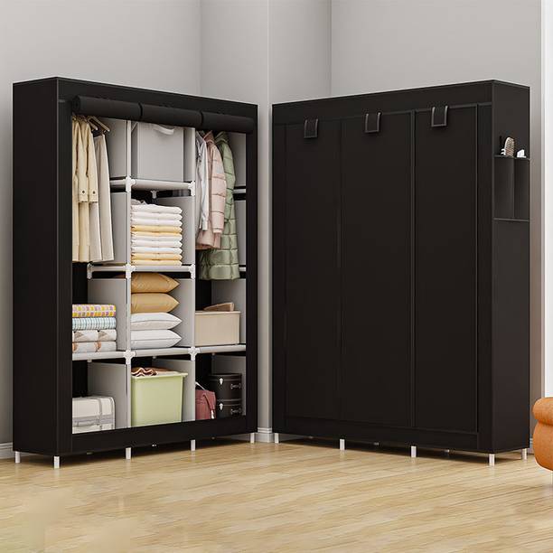 DWELLIT Carbon Steel Collapsible Wardrobe