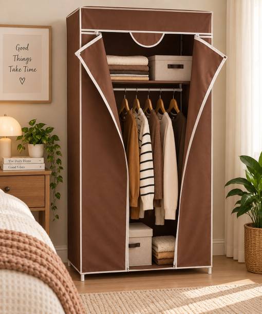 Kartz Polyester Collapsible Wardrobe