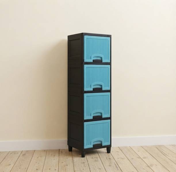 MAXTID Plastic Cupboard for Household Storage Organizer PP Collapsible Wardrobe