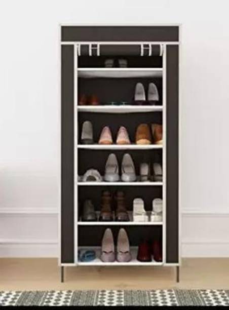 Home Reserve 24 pair shoe and cloth organizer 6 layer of cupboard Carbon Steel Collapsible Wardrobe