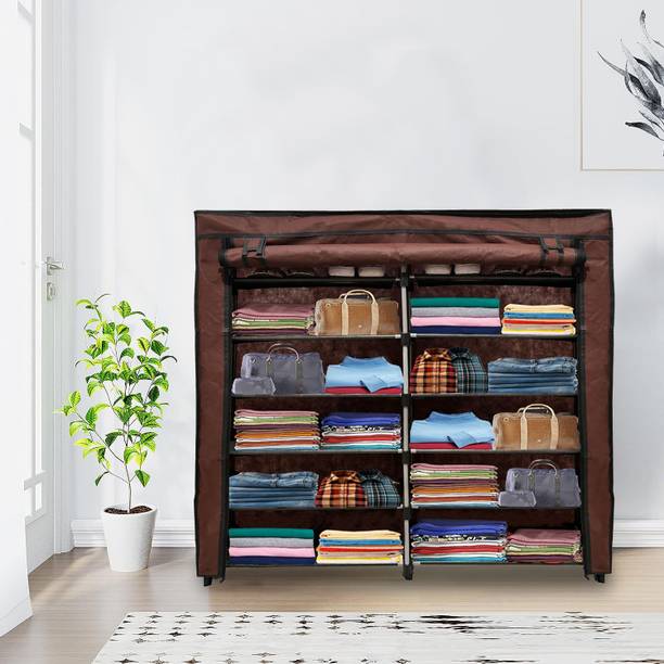 URBAN CHOICE Normal Wardrobe Carbon Steel Collapsible Wardrobe