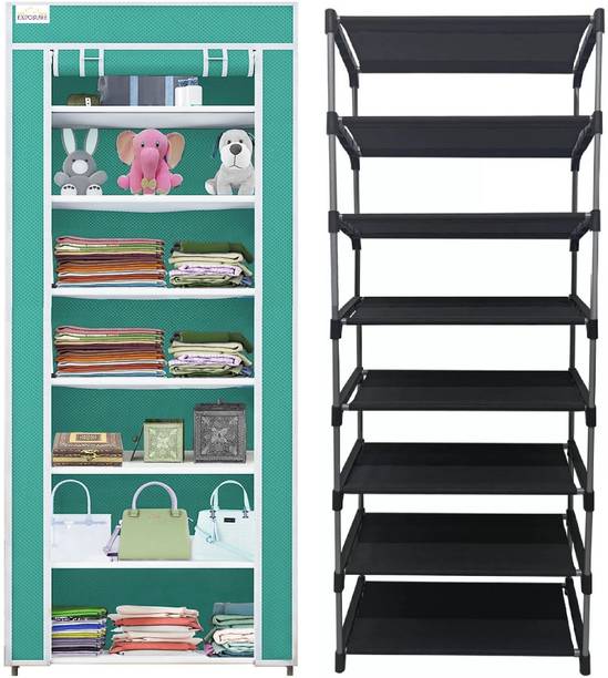 EXPOSURE Green-7L-WARDROBE Carbon Steel Collapsible Wardrobe