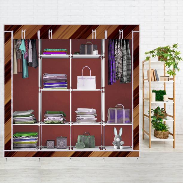 SPIRITED 12 Layer 3 Door India's 1st Printed Carbon Steel Collapsible Wardrobe
