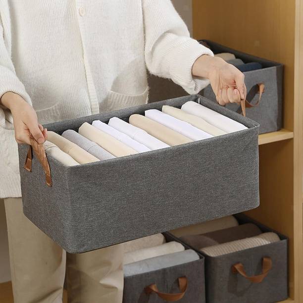 NKPR 30 L Grey Laundry Stool/Storage