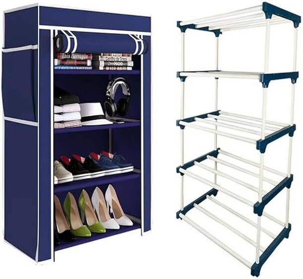 GULAMMUSTAFA PVC4SALV PVC Collapsible Wardrobe