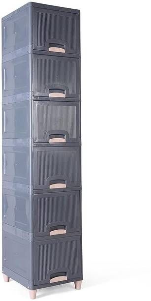 ASHLAS 6 Chest of Drawers : Versatile Drawer Storage Organizer & Organisers Storage Box PP Collapsible Wardrobe
