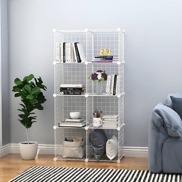 UTILLO 8 cube white big Carbon Steel Collapsible Wardrobe