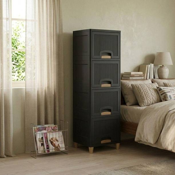 GROTHEORY Under-Stair Storage Hack Slim Profile Drawer Unit PP Collapsible Wardrobe
