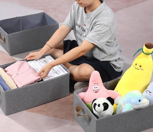 NKKL 30 L Grey Laundry Stool/Storage