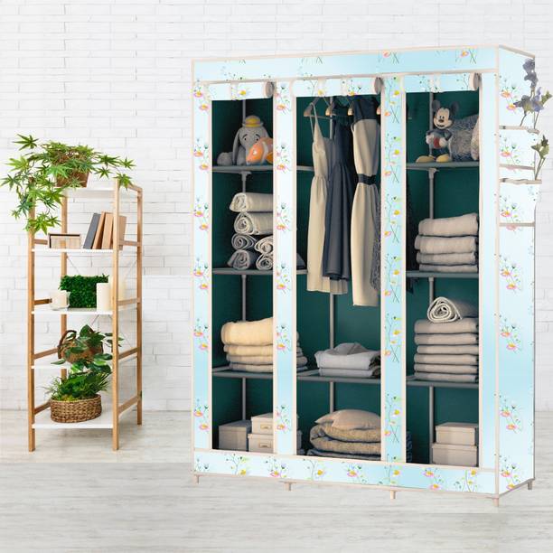 Furnbolo 10 Shelf Digital Print Metal Almirah