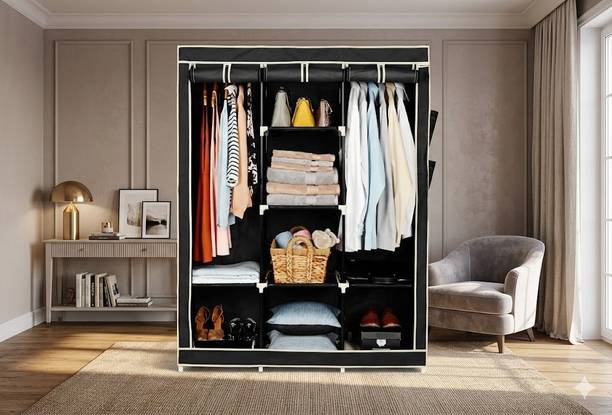 EEMWAY PP Collapsible Wardrobe