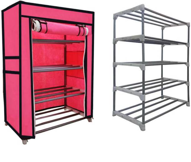GlowSilk Carbon Steel Collapsible Carbon Steel Collapsible Wardrobe